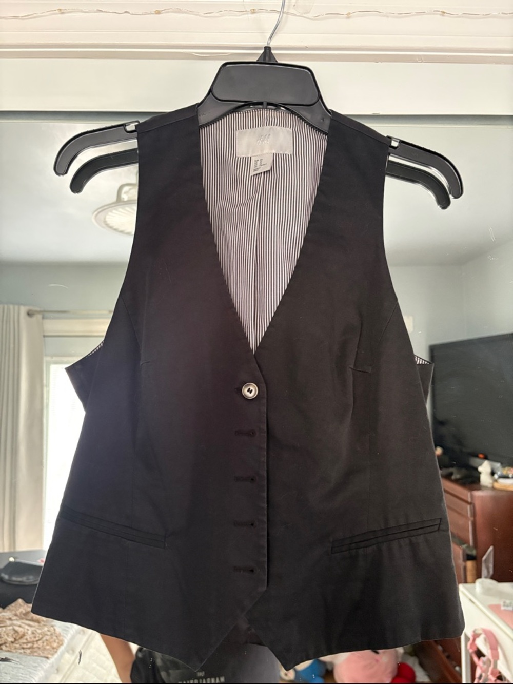 H&M Black Women's Tailored Vest